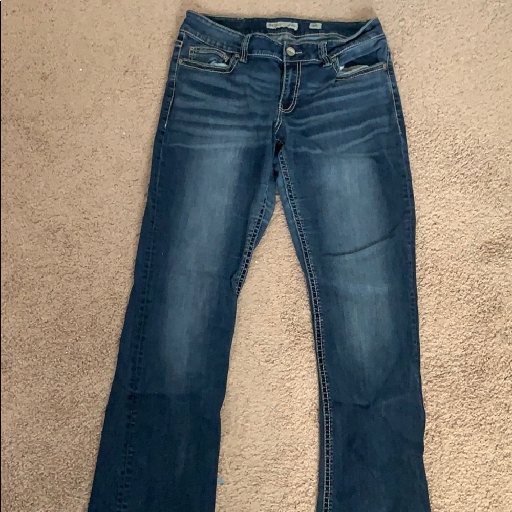 Boot cut denim jeans